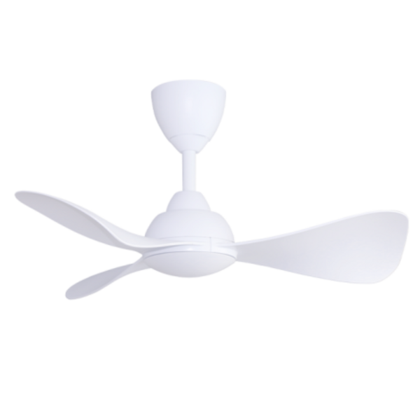 MILI 33" 3 BLADE CEILING FAN WITH DC MOTOR & 12 SPEED - MATT WHITE | MILI-3B/33-MATT WHITE